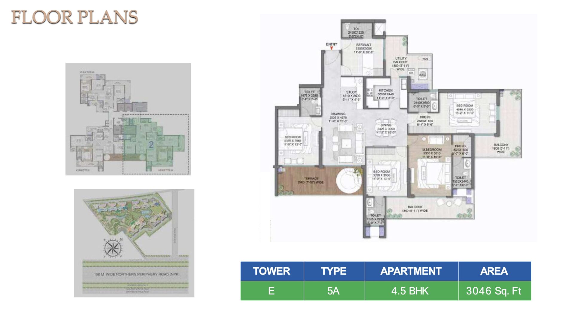 M3M Mansion Floor Plan